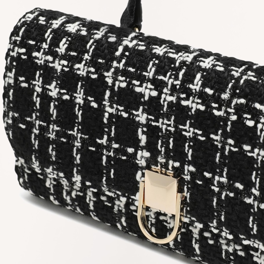 FURLA Circe XL Mini Bag in Toni Nero with Chain